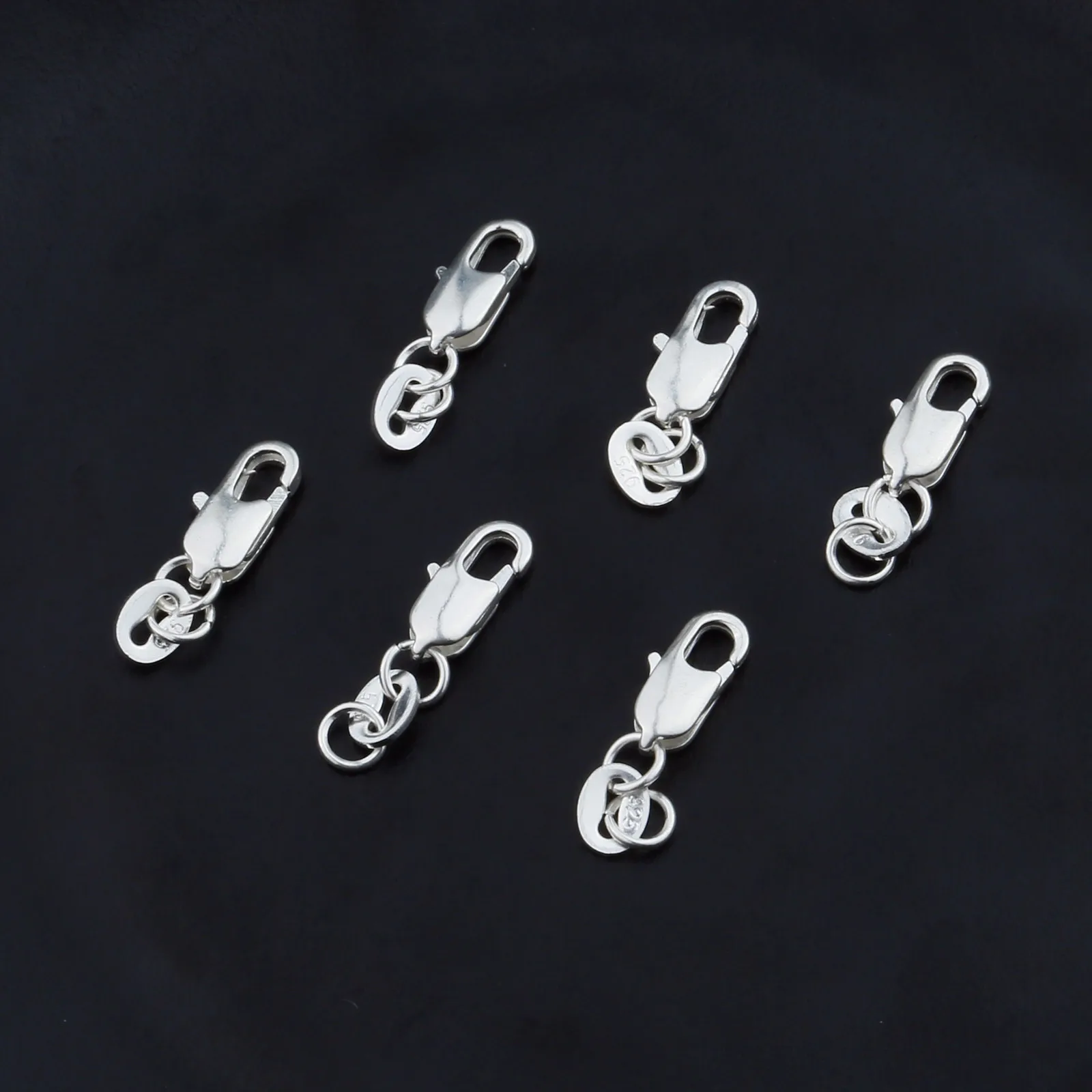 Застежки и крючки для ожерелья браслета с ювелирными изделиями серебро 925 пробы 10