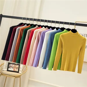 Женский Осенний пуловер JMPRS с высоким воротником, Модный зимний облегающий свитер, корейский вязаный джемпер, базовый топ, мягкая блузка, женский свитер 2021