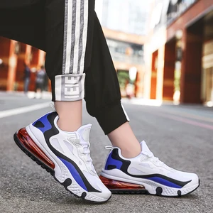 Кроссовки на воздушной подушке для мужчин и женщин, модная спортивная обувь для любого сезона, большие размеры