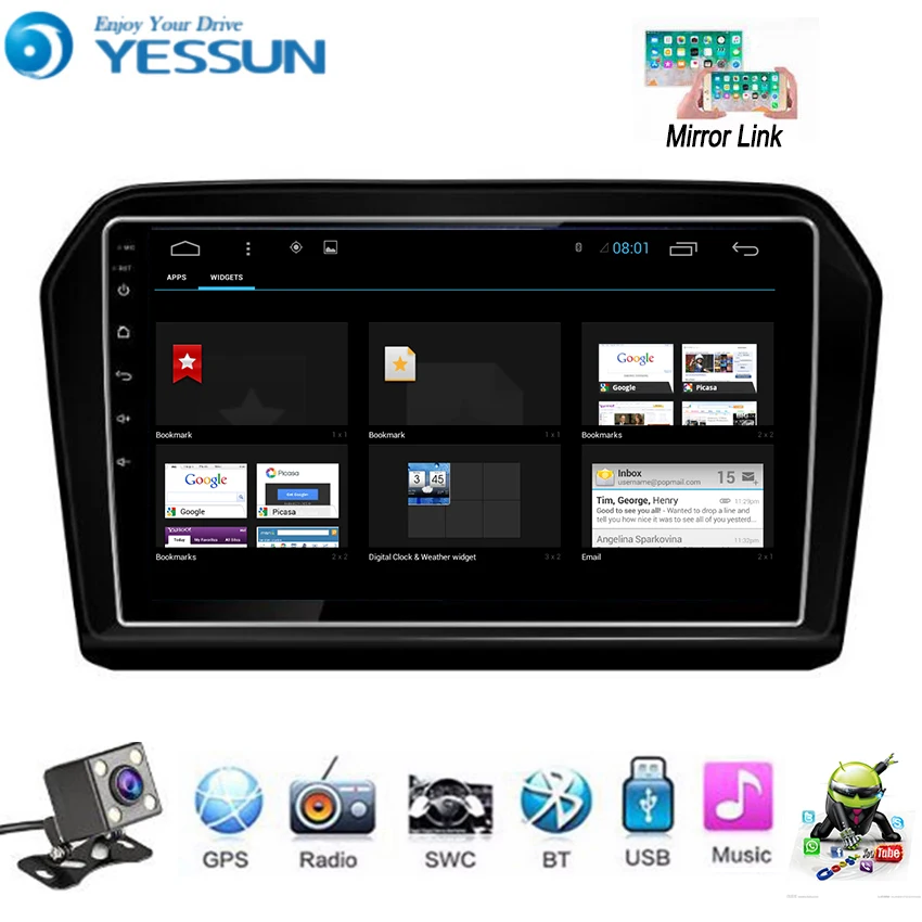 YESSUN для Volkswagen Jetta 2013 ~ 2018 автомобильный Android мультимедийный плеер автомобильное