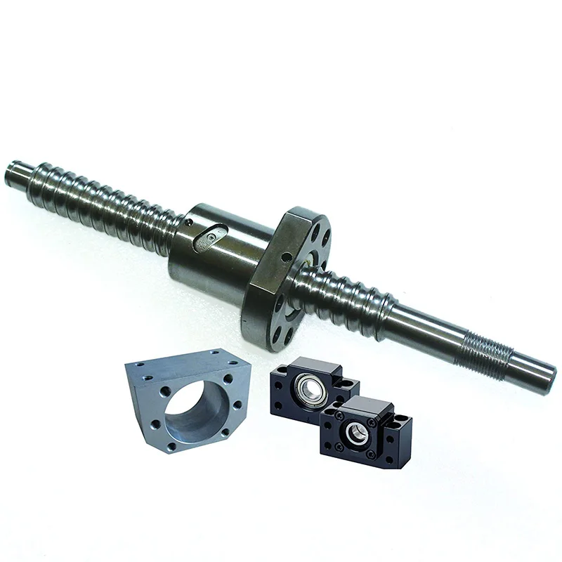 

SFU1605 400mm Ballscrew Kit + Set BK/BF12 Kit + 1605 Ballscrew RM1605 L400mm Ball Screw with Ball Nuts + Screw Nut Housing