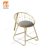luxury makeup stool backrest nail chair bow bedroom girl stool modern minimalist chair