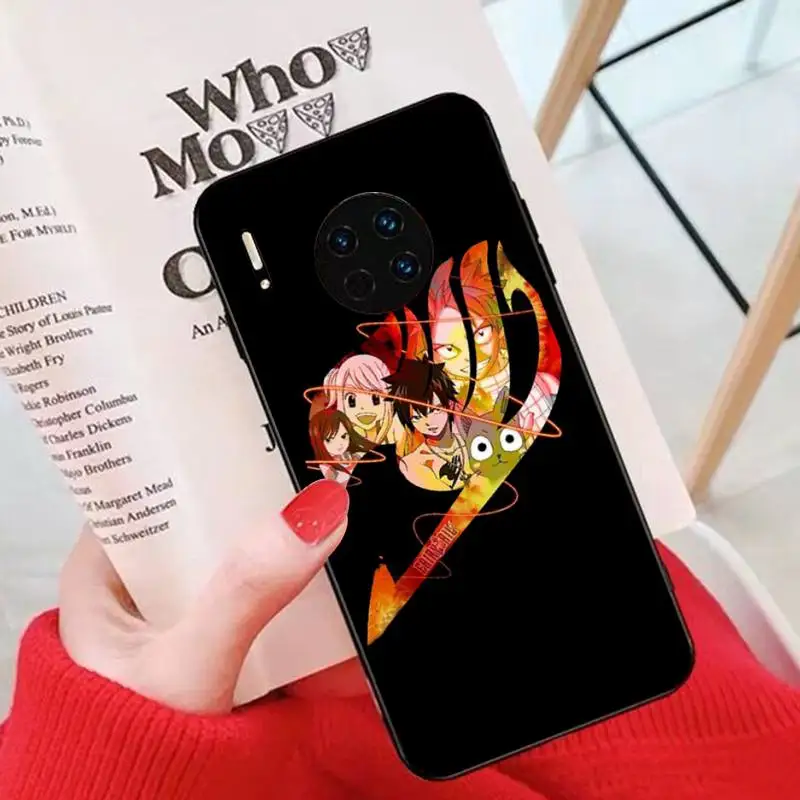 Чехол для телефона с аниме мангой и сказочным хвостом Huawei Mate 20 10 lite pro X Honor paly Y 6 5 7 9