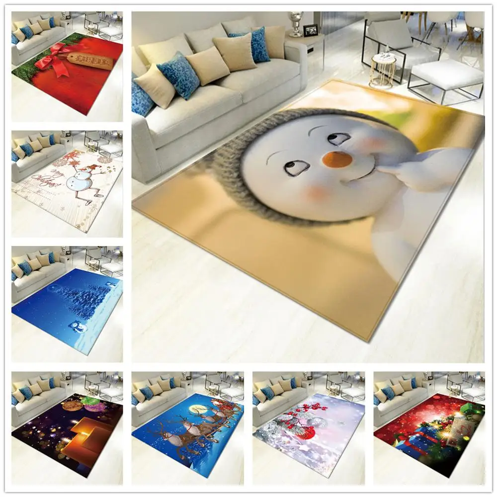 Рождественское украшение для дома Коврики Счастливого Рождества Нового года