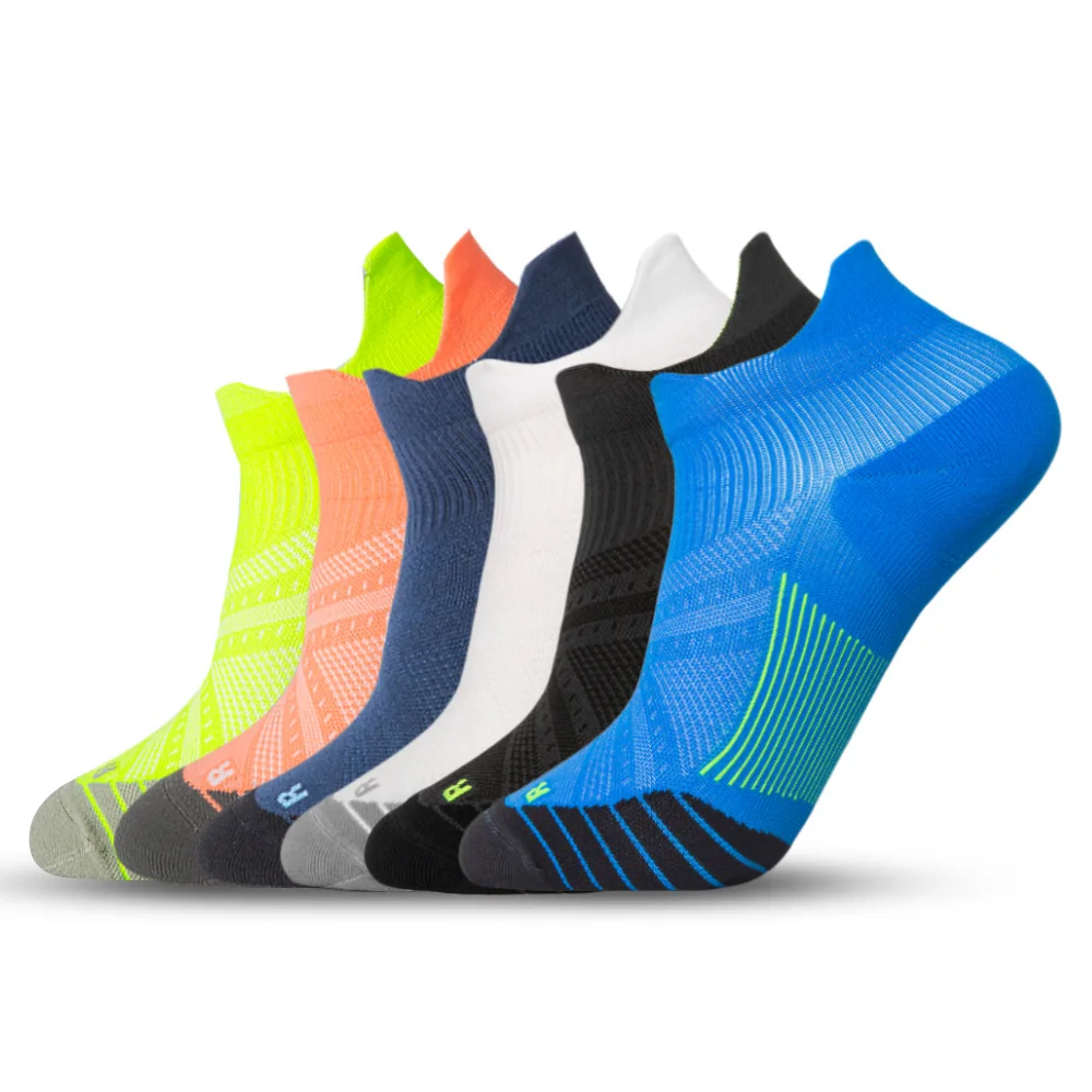 Спортивные носки мужские женские мужские 10 пар в комплекте короткие носки для марафона быстросохнущие спортивные носки для бега