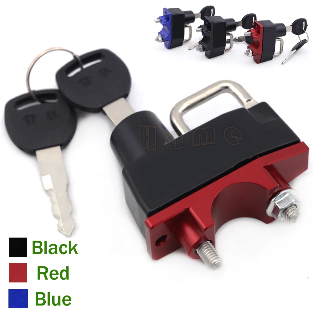 

Helmet Lock Handlebar Clamp For HONDA CBR 125R/150R/250R/250RR/300R/400R/500R CB150R CB250R CB300R CB400R CB500R Lockstitch NEW