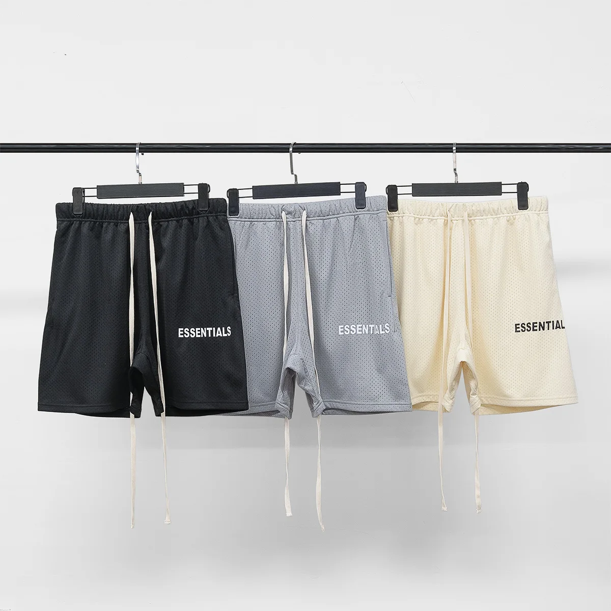 

2021 summer men's casual fashion shorts pure cotton Capris high street loose casual letter printed shorts super large