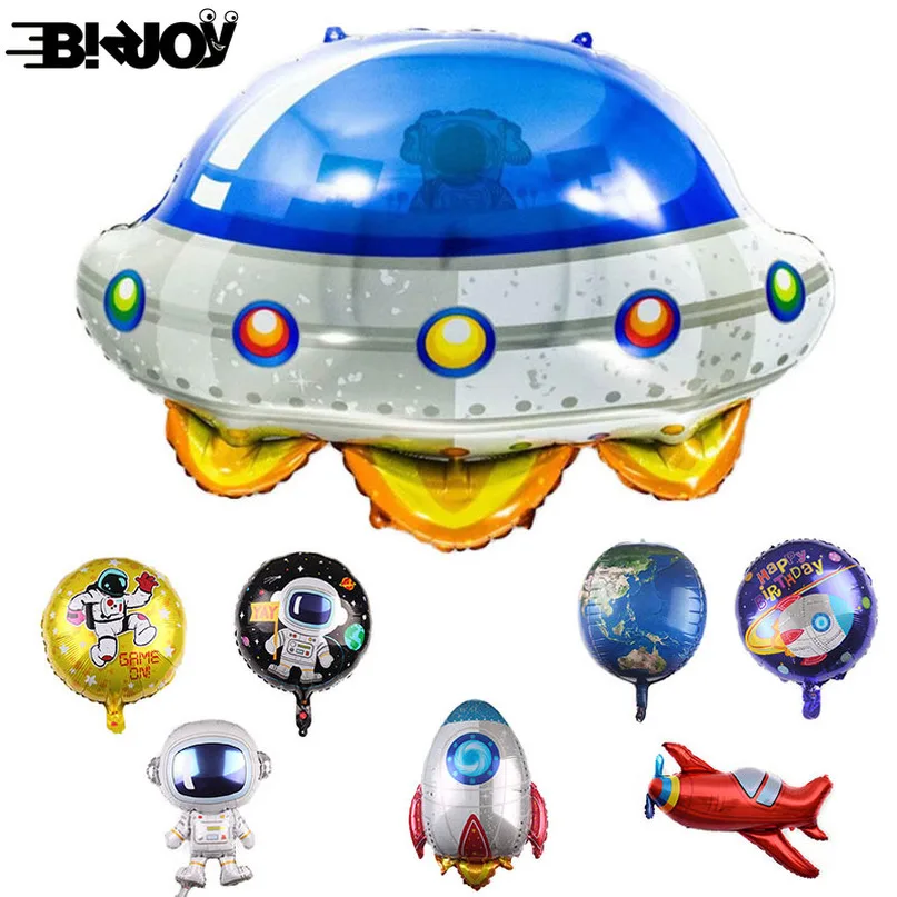 Новый космического пространства космический корабль астронавт воздушные шары