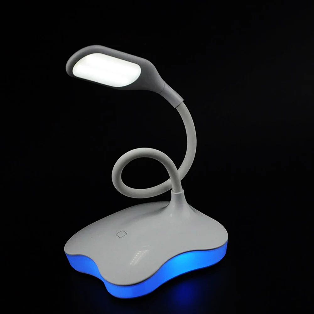 Светодиодная настольная лампа с сенсорным управлением и usb 3 уровня приглушаемая