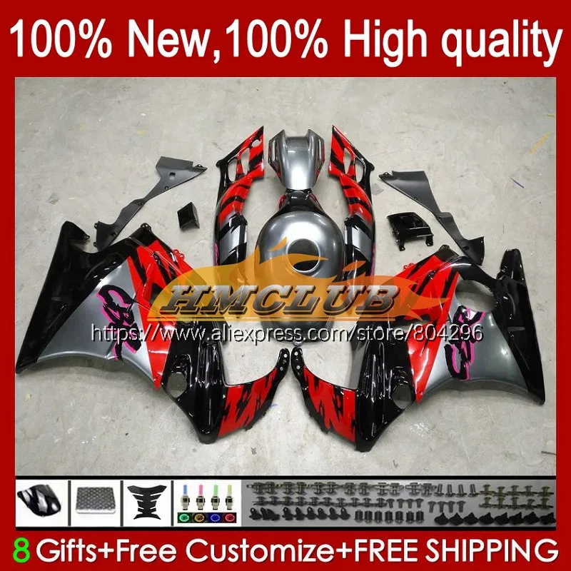 Комплект + бак для HONDA CBR600 F3 CBR 600 CC FS красный серебристый 600F3 23No.312 CBR600F3 95 96 97 98 CBR600FS