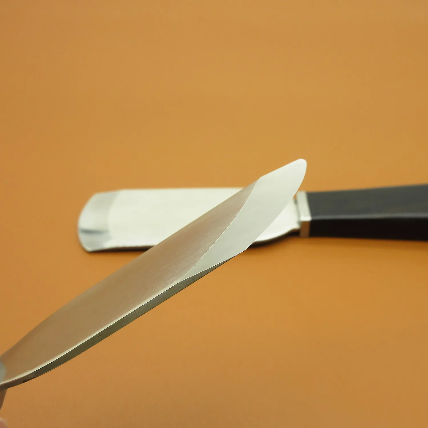 Cortadores de cuero para manualidades, herramientas de pelado Manual, de acero inoxidable, para tallado y adelgazamiento, mango de madera-3