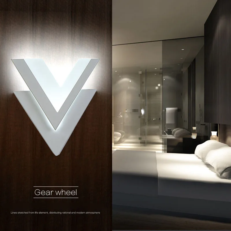 Светодиодный настенный светильник современный Vanity Wandlamp для гостиной ванной