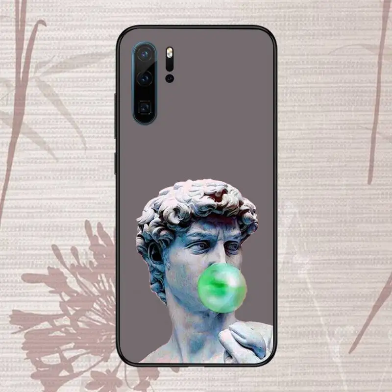 

Art David Medusa statue funny Phone Case For Huawei P20 P30 P40 lite Pro P Smart 2019 Mate 10 20 Lite Pro Nova 5t