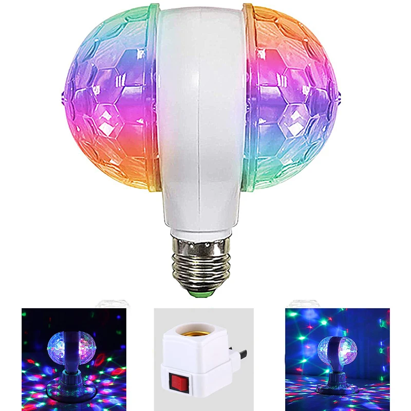 Диско-Шар Световой стробоскоп s для вечеринок 6 Вт E27 RGB многоцветный вечерние