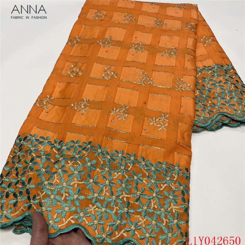 

Anna green african dry lace fabric swiss cotton voile laces with stones fashion nigerian tulle fabrics for sewing party dress