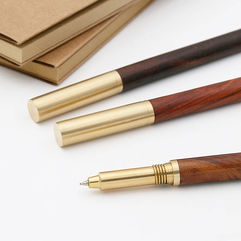 gel pen Solid wood Business gifts elegant appearance sign pen Portable and durable free shipping
