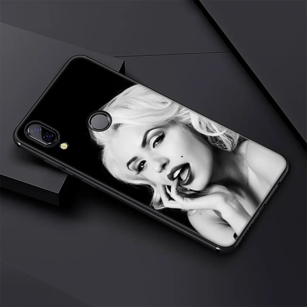 IYICAO Marilyn Monroe Lovely Soft Silicone Case for Huawei Mate 20 10 Lite Pro Nova 5i 4 3i 3 2i 2 |