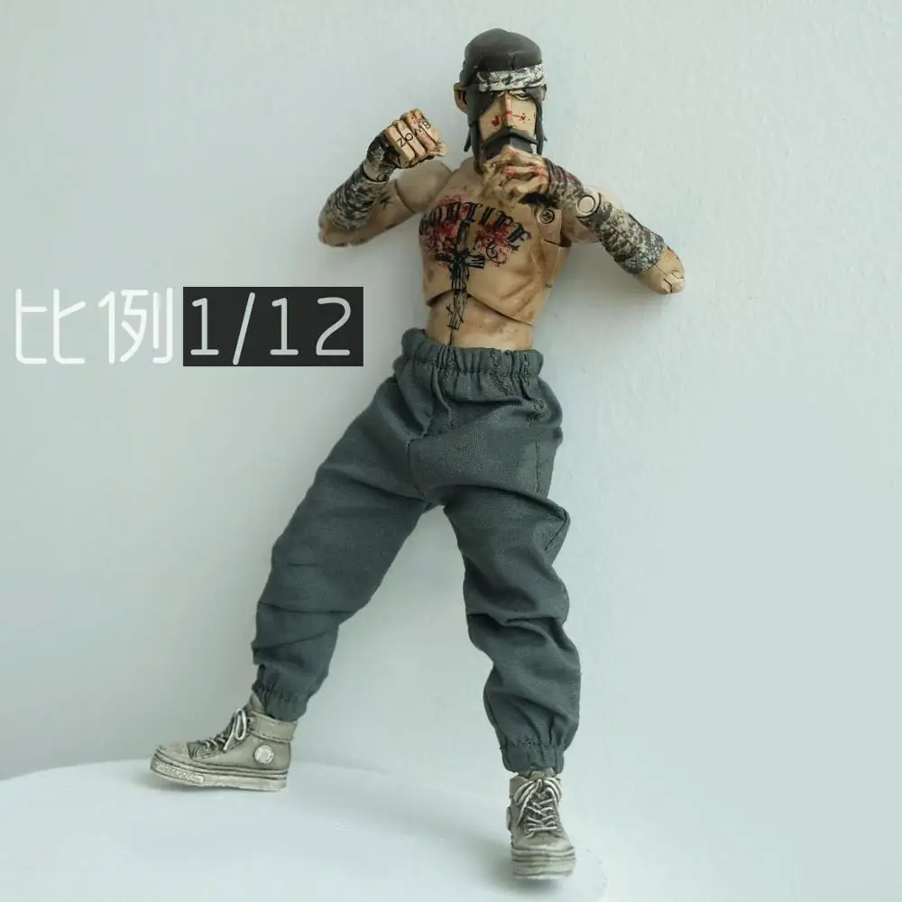 

1/12 Scale Soldier 6" Inch Doll 3ATOYS DAM Body General Pants Hip-hop For Fat Trousers