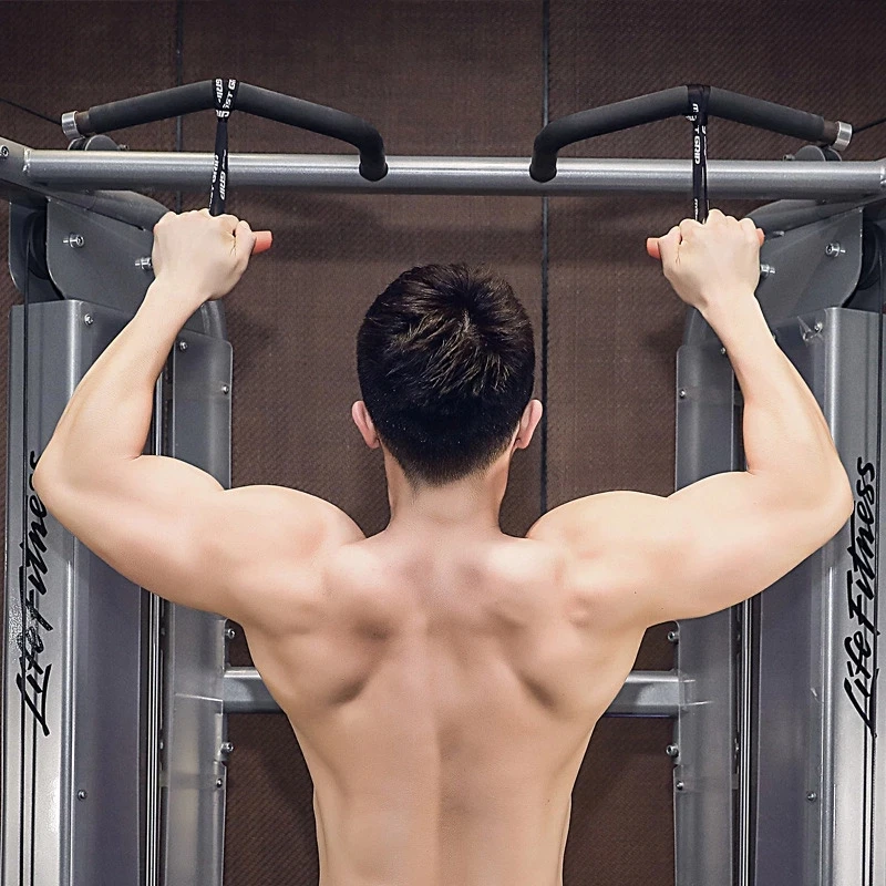 

Fitness Pull-up Training Handle Grip Gym Weight Lifting Accessories Workout Exercise Equipment Portable Tension Resistance Bands