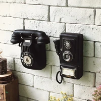 retro style home decoration bar decor accessories art crafts restoring ancient ways wall mounted telephone christmas decorations