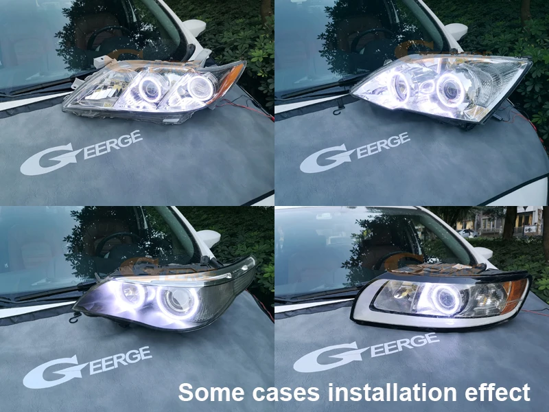 

For Toyota Mark X Reiz 2010 2011 2012 Excellent Ultra bright COB led angel eyes kit halo rings
