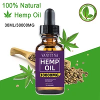 ethanol extraction 30ml hemp oil extract for pain anxiety stress relief 30000mg of pure hemp extract 100 natural hemp drops