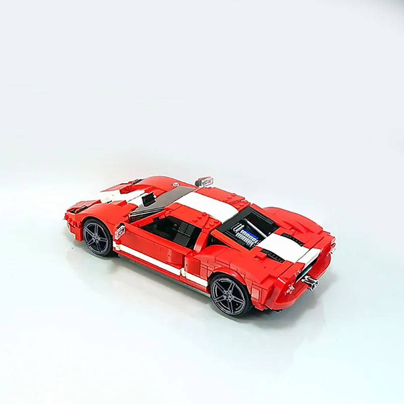 

Toys for Children Adult Mini MOC Red Color Car Creative Concept Building Block Racing City Car Series Bricks New Wholesale