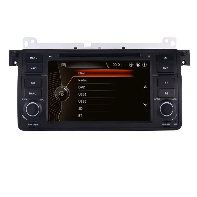 

7"HD Touch Screen Car DVD player for BMW E46 dvd GPS Navigation With 3G bluetooth Radio RDS USB SD Steering wheel Control Canbus