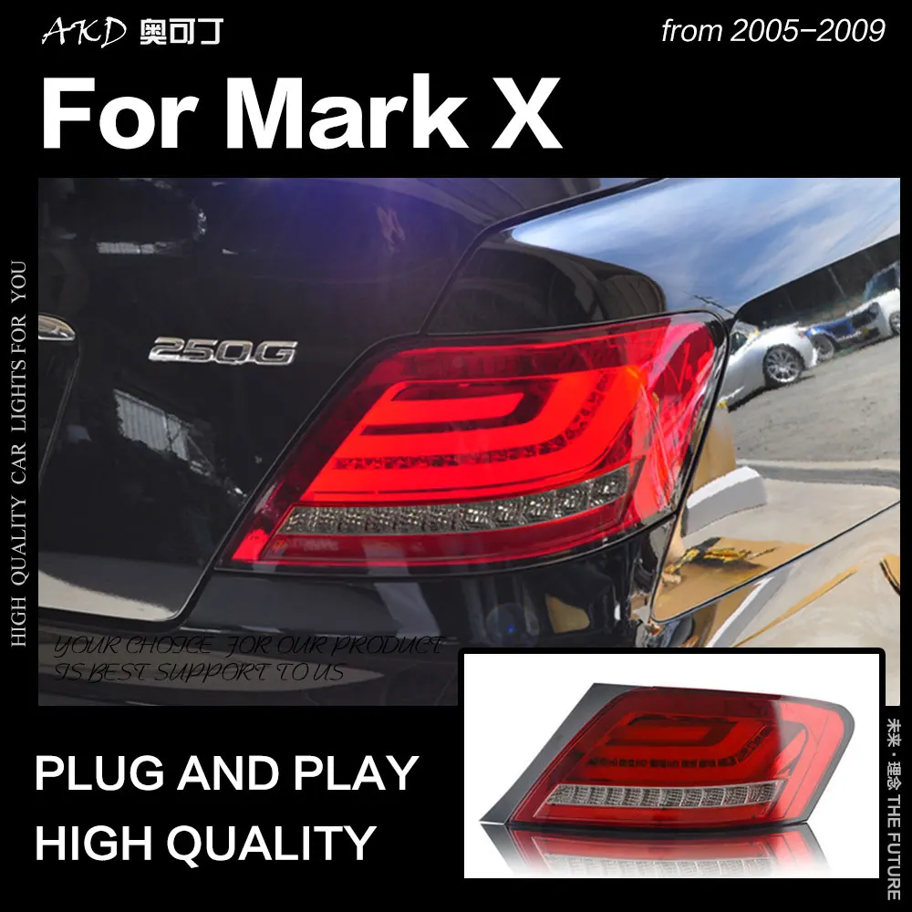 АКД стайлинга автомобилей для Toyota Mark X хвост светильник s 2005 2009 Reiz COROLLA