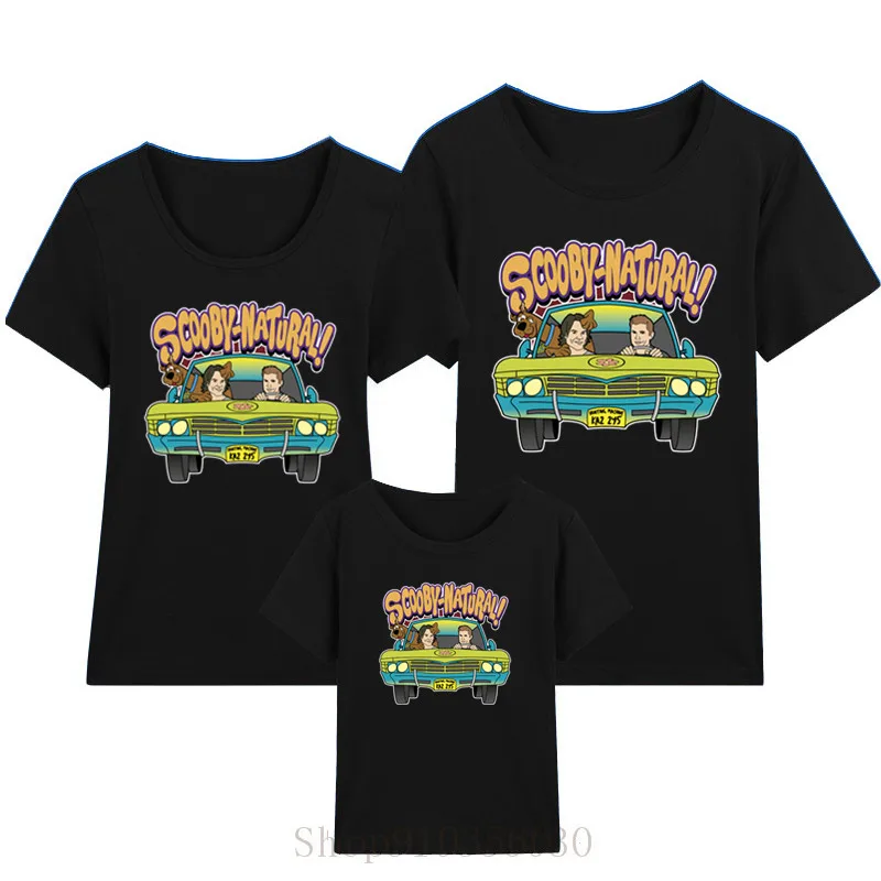 Сверхъестественная одежда Scooby для матери и дочери детская мальчиков размер 14 или