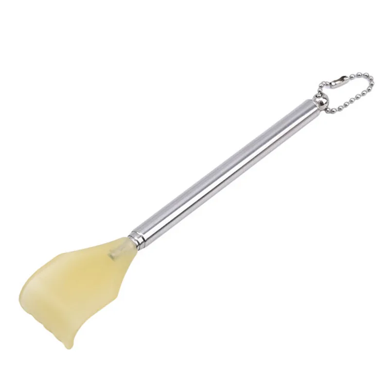 1 шт. желтый обратной скребка новые творческие Портативный Нержавеющая сталь
