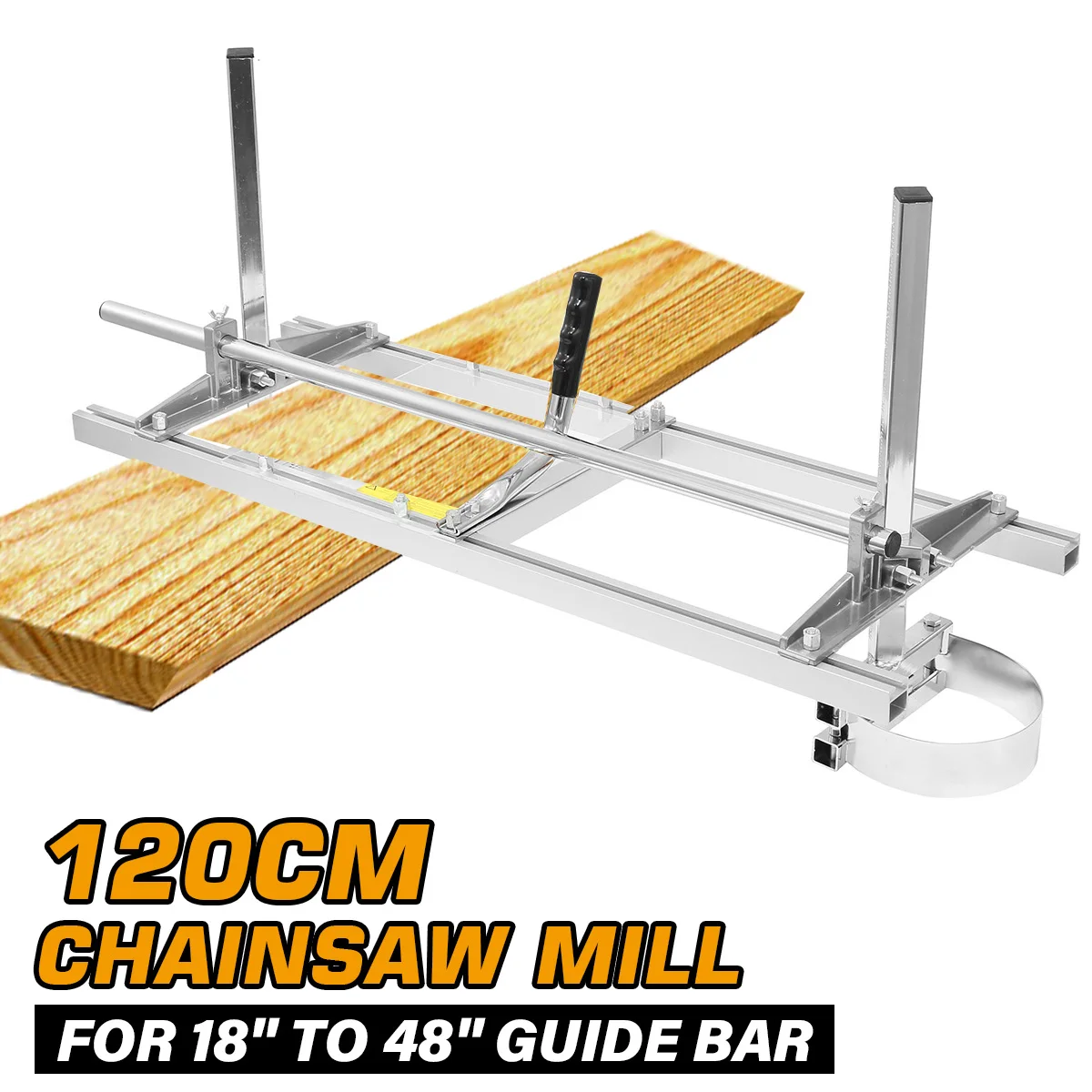 48 Inch 36 24 Portable Chainsaw Mill Planking Milling from 14'' to 48'' Guide Bar Chainsaws Chain Saw Tools Motosierra |