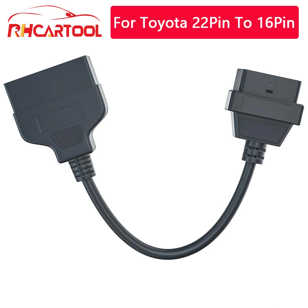 Автомобильный Кабель для Toyota 22Pin OBD2 16-контактный разъем переходник кабель DLC