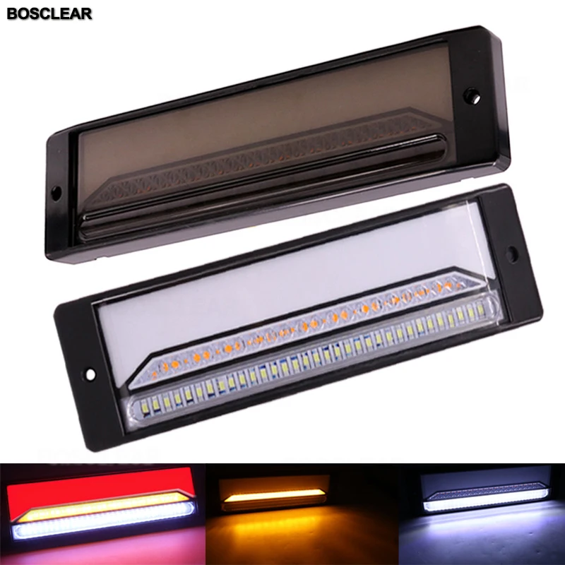 2 шт. руководство заднего фонаря 147LED задние фонари поворотного сигнала обратного хода стоп-тормозная стробоскопическая лампа трейлер караван грузовик лорри включены.