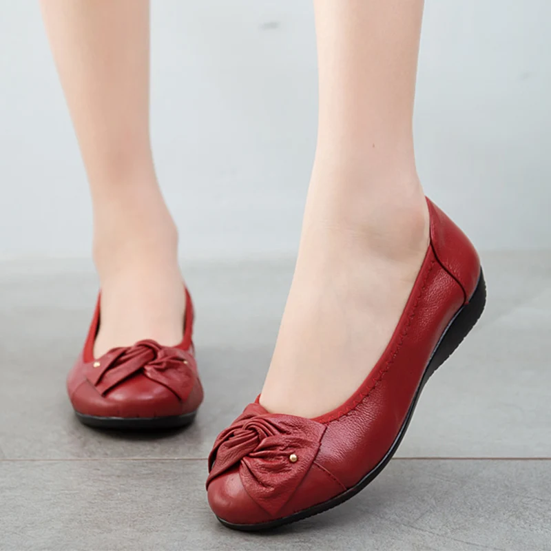 Женские топ сайдеры из натуральной кожи повседневные лоферы на плоской подошве с