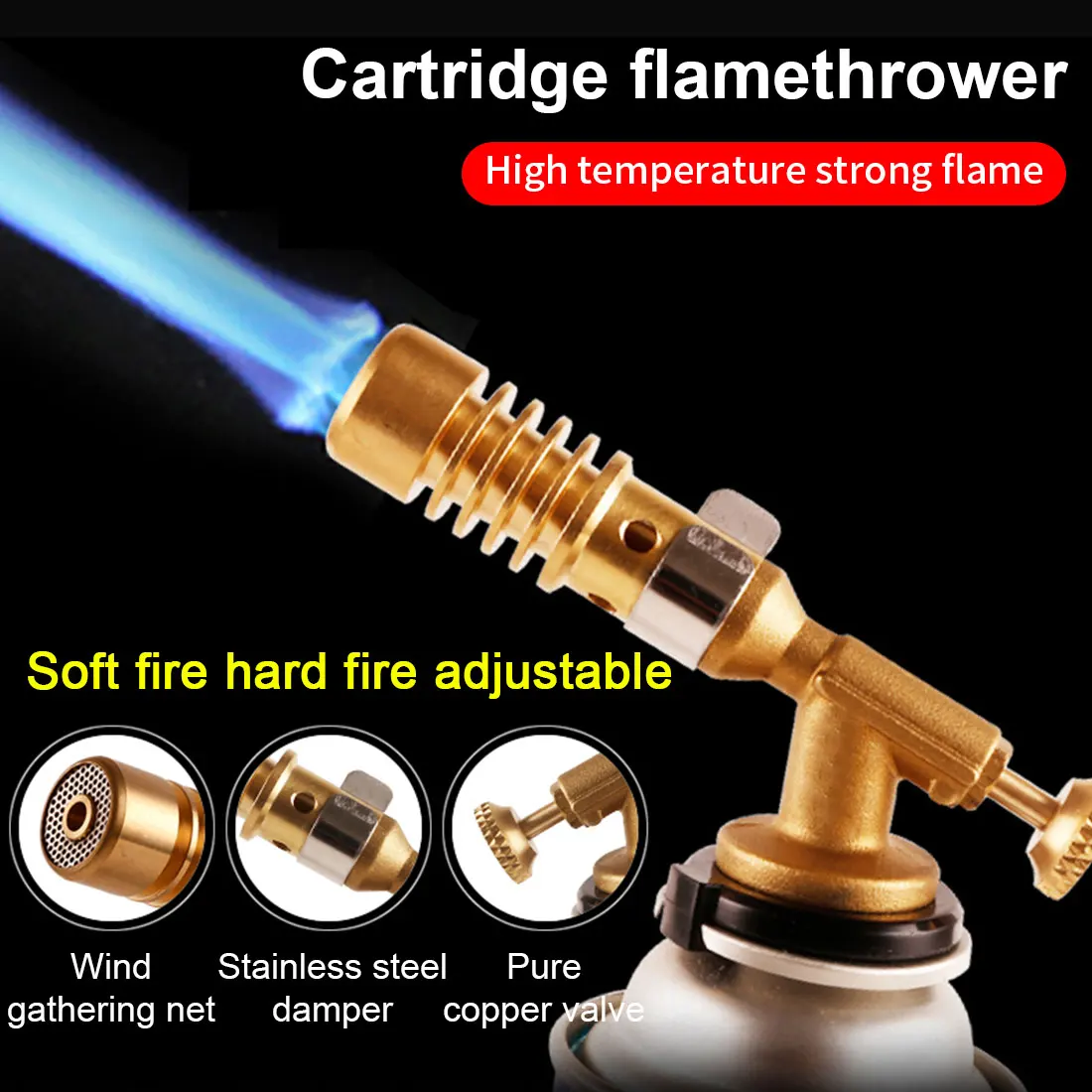 Газовая горелка пламя пистолет газовый сварочный фонарь Газовый паяльник