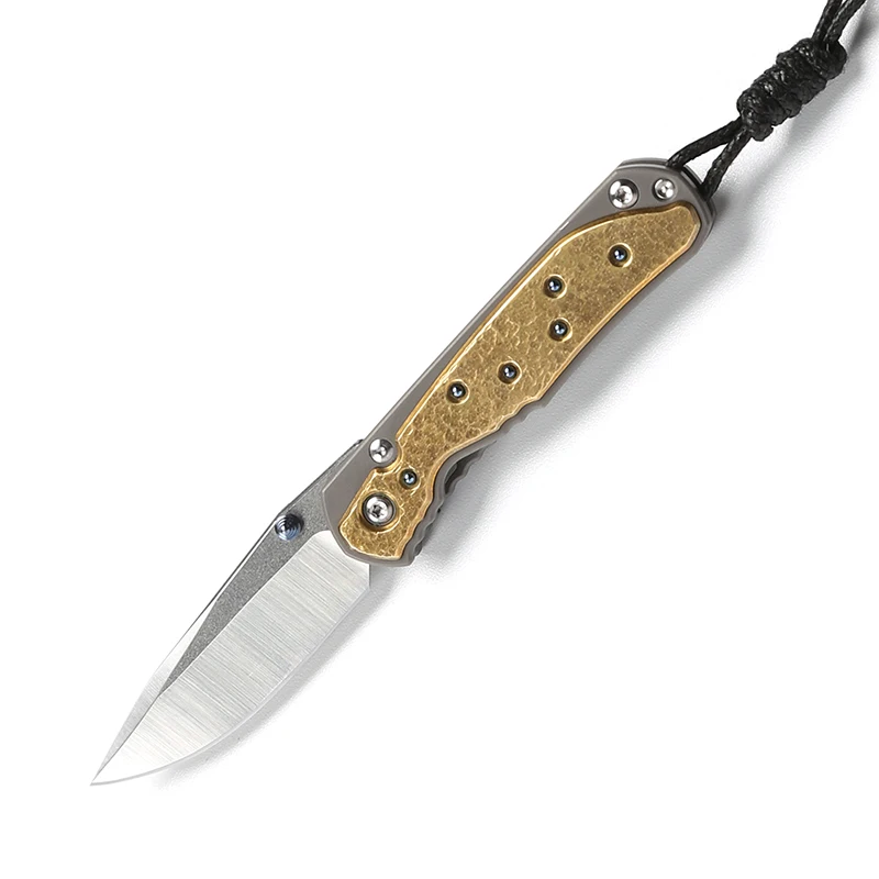 A1 Кевин Джон мини маленький Sebenza 21 складной нож шарикоподшипник M390 лезвие TC4 Ручка Кемпинг Открытый карманный нож фрукты EDC инструменты - Цвет: A1