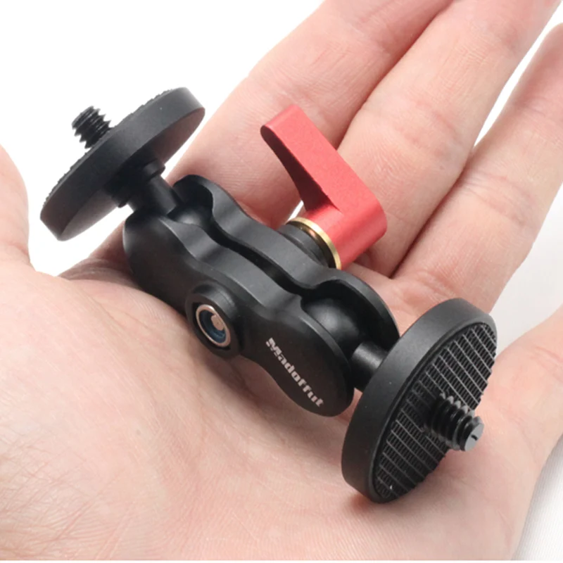 Мульти Функция двойной шаровая Головка с креплением для обуви и 1/4 дюймовым