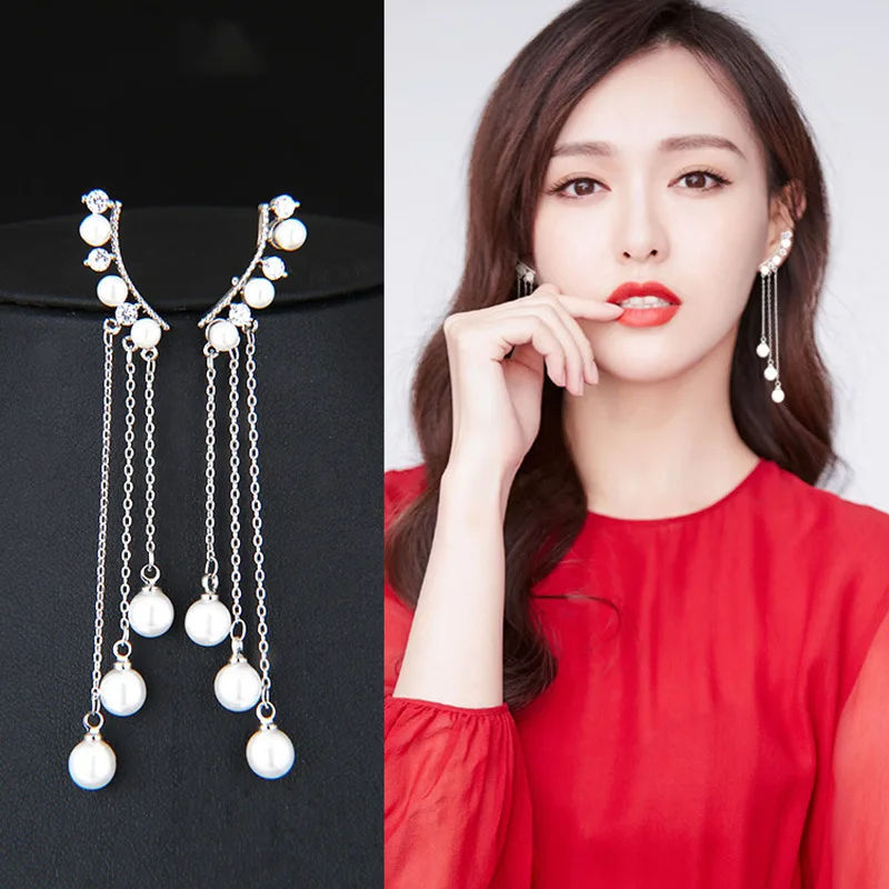 2019 длинные серьги в Корейском стиле супер сказочные темпераментные креативные