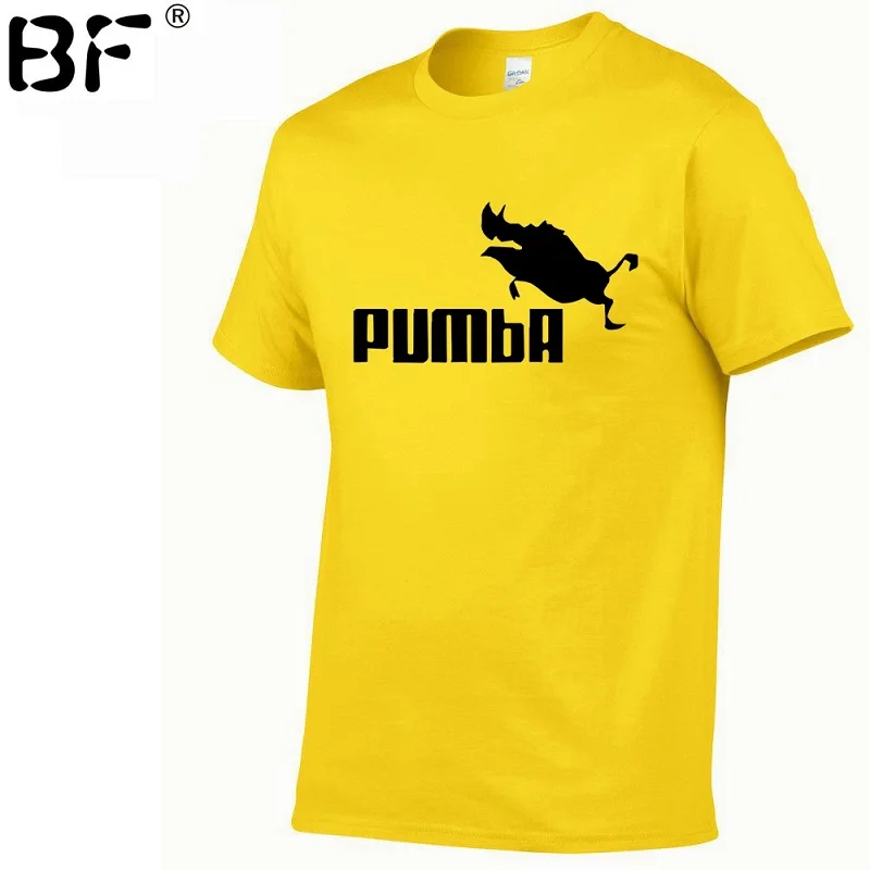 2019 PUMBA (Пумба) Для мужчин футболка мужская с коротким рукавом хлопчатобумажные