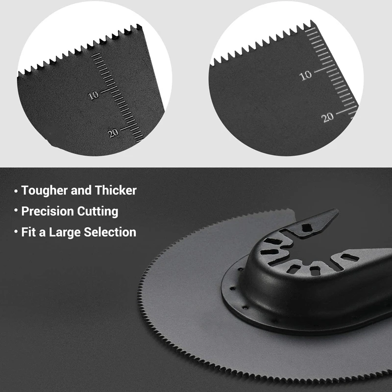 

28Pcs Oscillating Saw Blades Multitool Quick Release Saw Blades Kit, Metal Wood Plastic Oscillating Tool Blades
