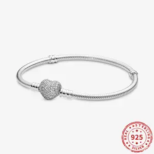 Bracelet Bangle Genuine Real 925 Sterling Silver S/F Solid Heart T'bar Design Bracelet Bangle Genuine Real 925 Sterling Silver S/F Solid Heart T'bar Design