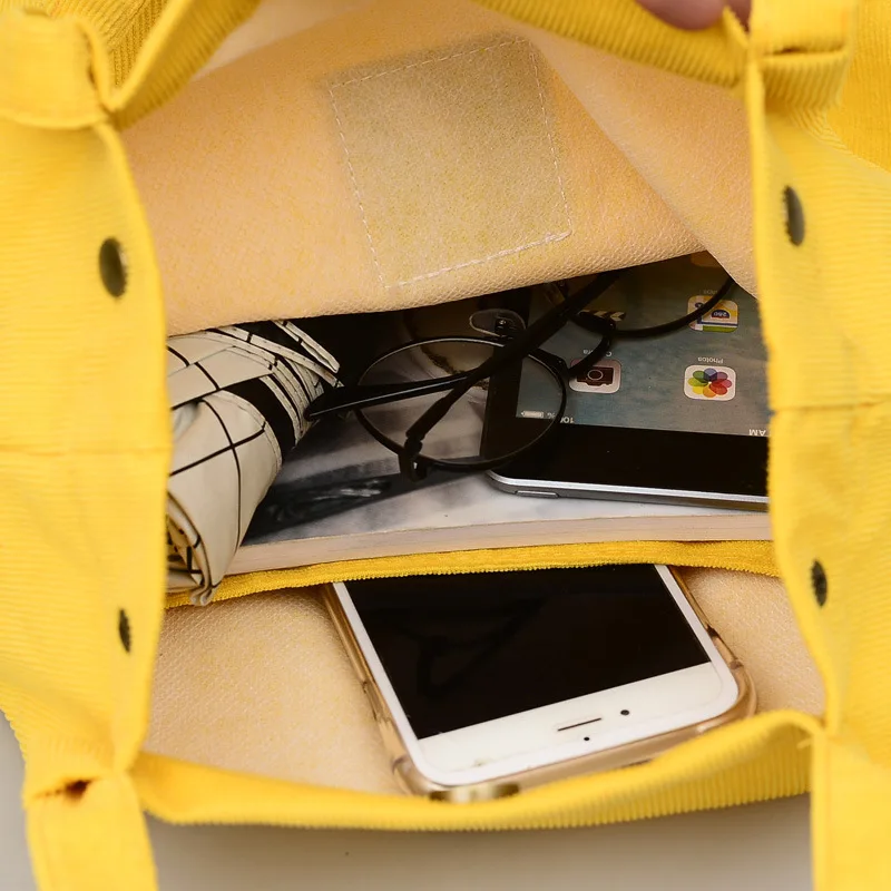 

Bags for Women 2020 Corduroy Shoulder Bag Reusable Shopping Bags Casual Tote Female Handbag for A Certain Number of Dropshipping