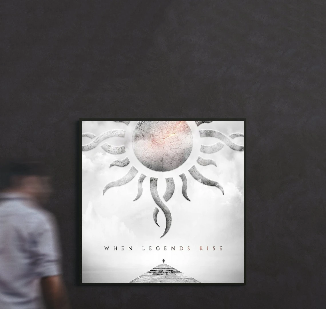 Godsmack When Legends Rise музыкальный альбом холст плакат искусство хип-хоп рэпер
