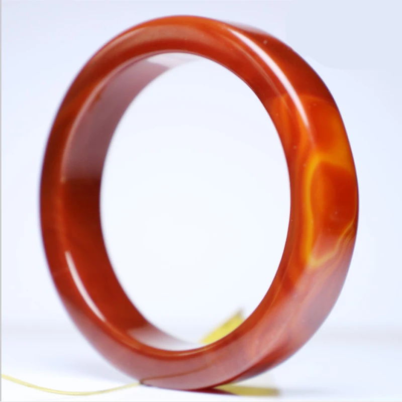 Эксклюзивный дизайн агат ретро-безопасный браслет с толстым красным квадратным