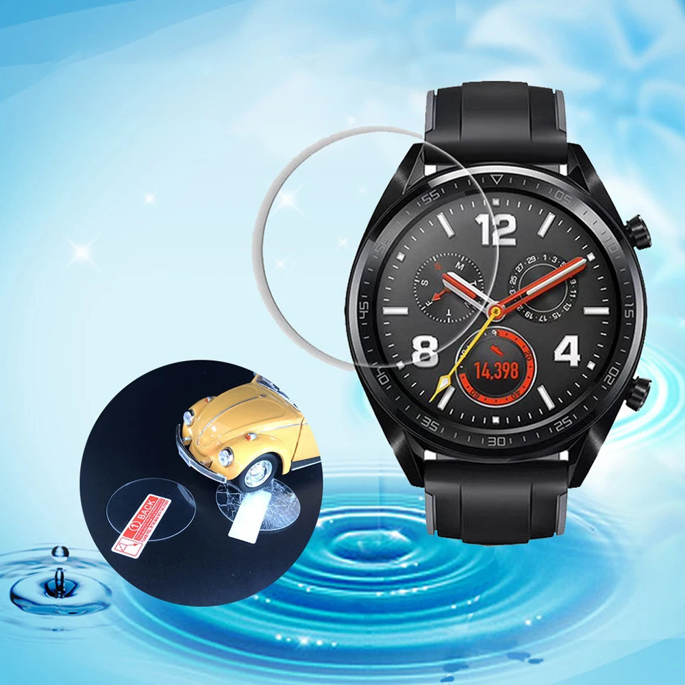 1/3/5pcs Explosion-proof Tempered Glass Protective for Huawei Watch GT SmartWatch Screen Protector Film 35.5mm Accessories | Электроника
