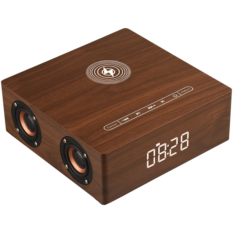 PPYY-Q5A многофункциональное Беспроводное зарядное устройство Будильник Bluetooth