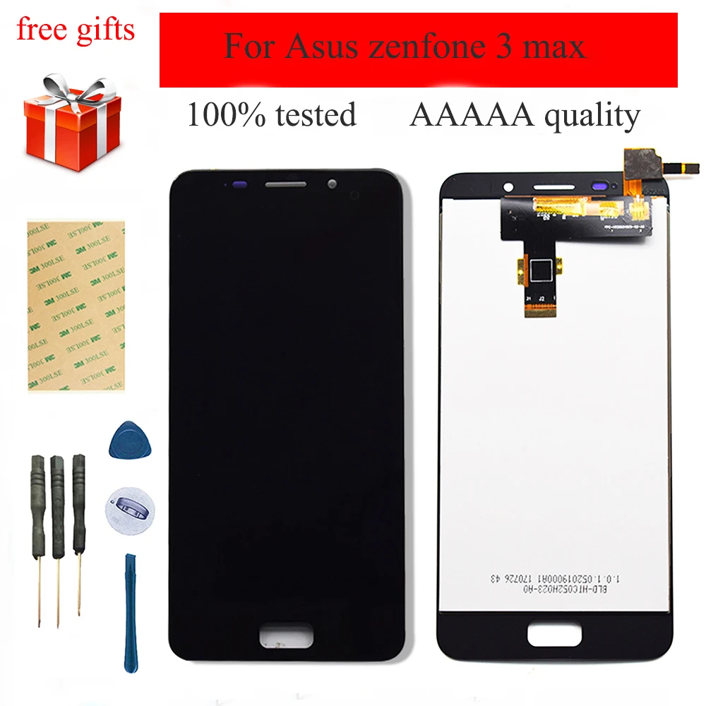 Для Asus zenfone 3 Max ZC521TL X00GD сенсорный экран дигитайзер панель + ЖК дисплей монитор
