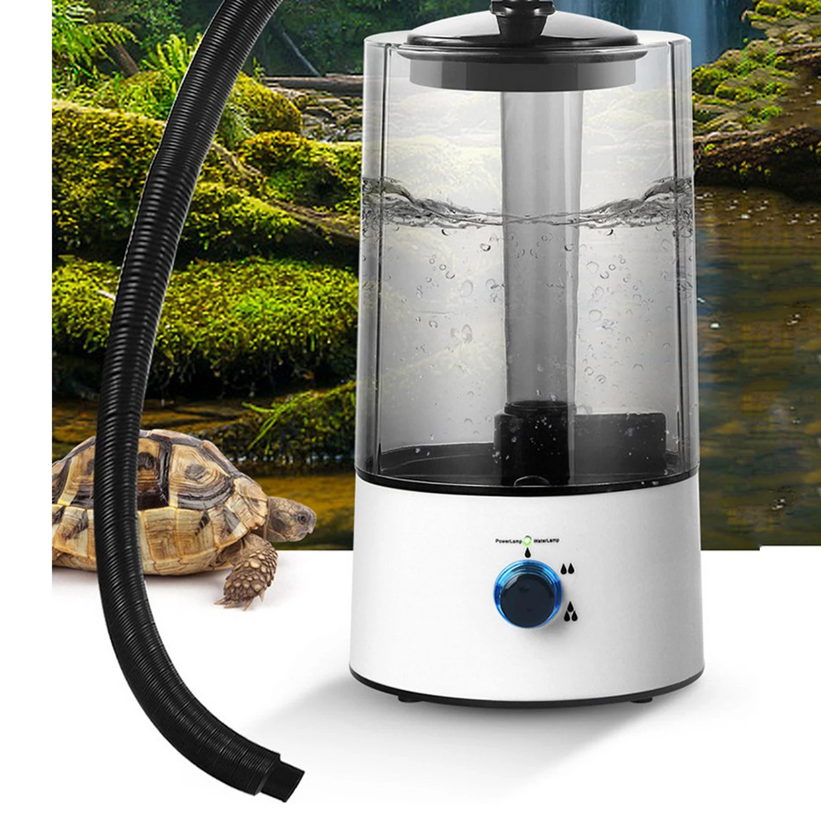 

Terrarium Mist Reptile Humidifier Climbing Pet Box Humidifying Atomizer Water Tank Fog Machine for Snake Turtle Lizard