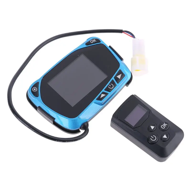 

LCD Thermostat Display Switch w/Remote Controller 12V/24V for Air Heater Car